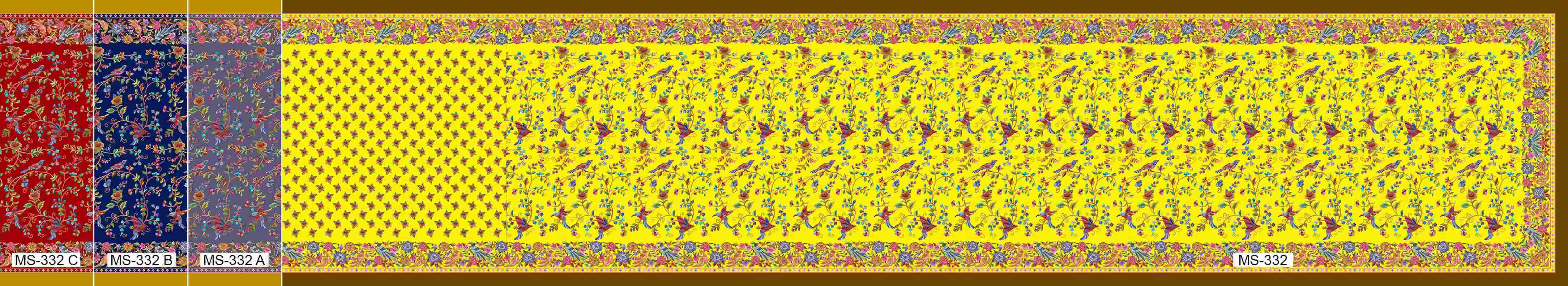Digital Printing Saree Design 6
